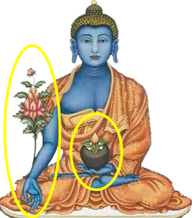 Buddha und Haritaki